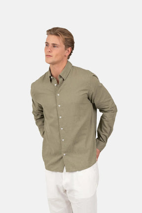 Camisa Manga Longa de Linho 100%, Mancini Bellini® OTIS